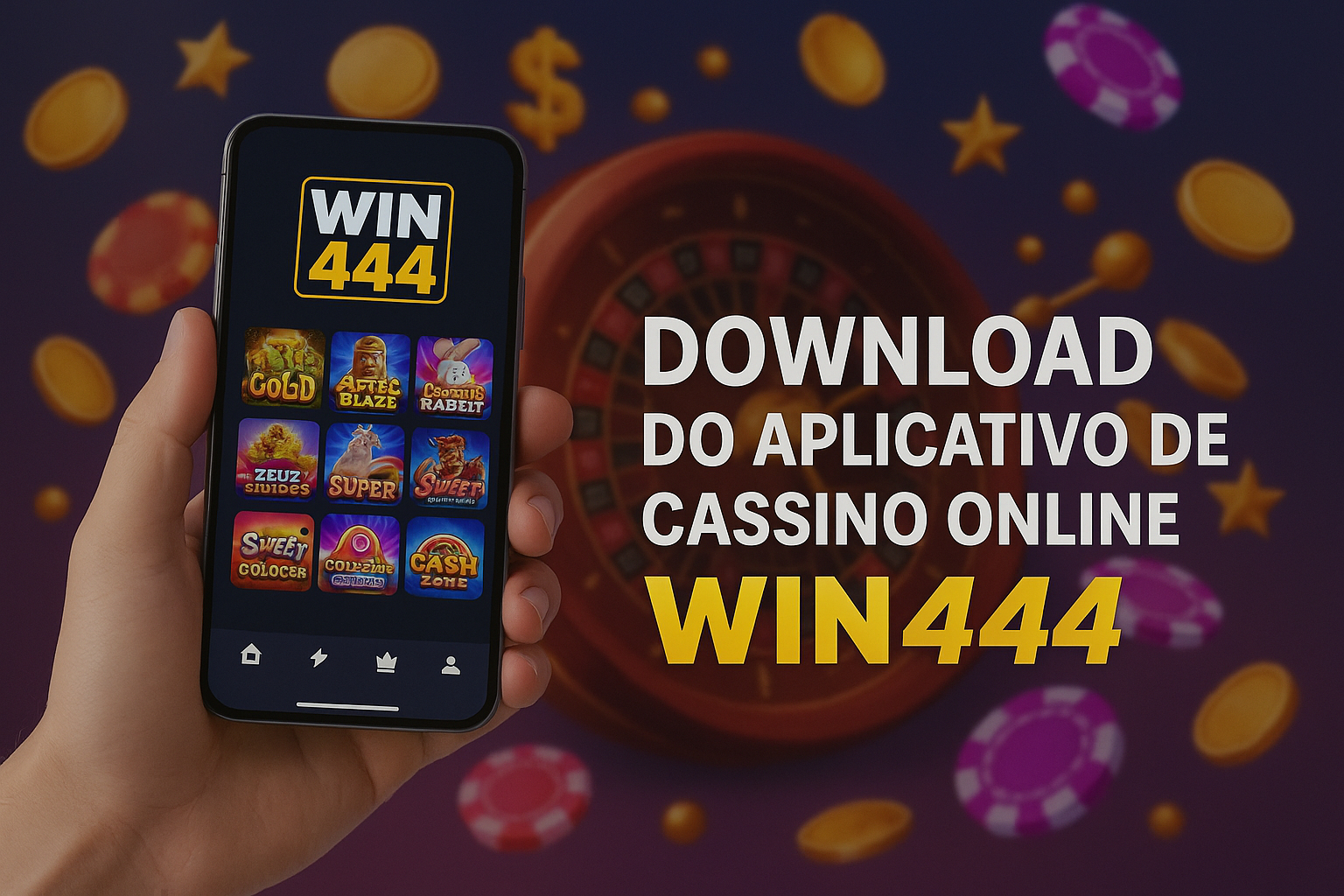 Baixar o Win444 Cassino App