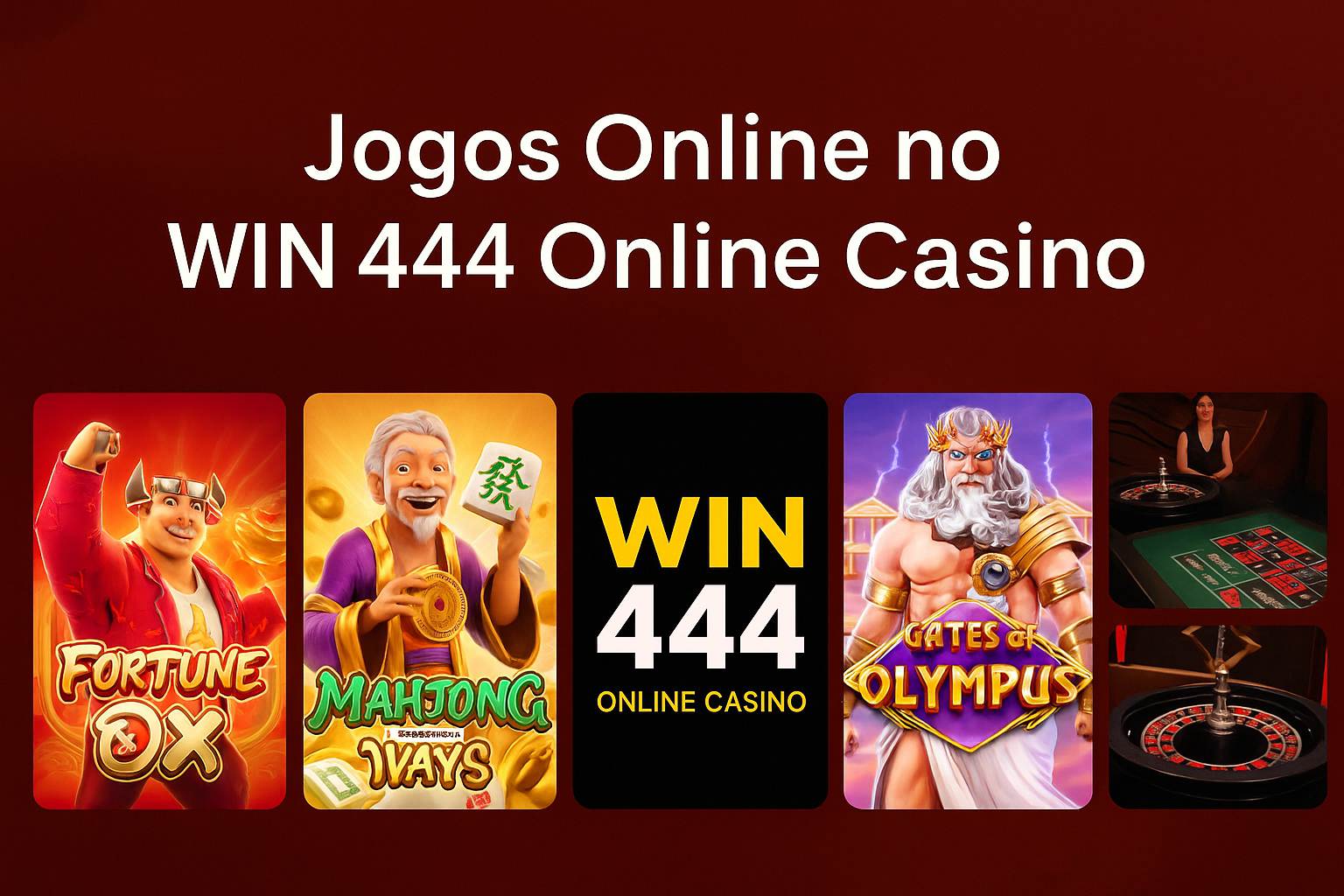 Jogos de cassino online Win444