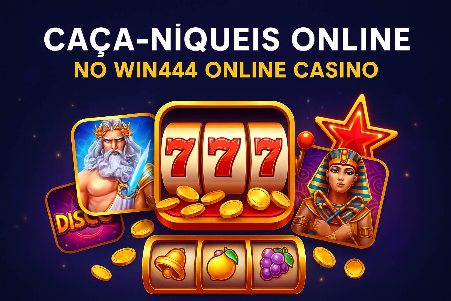 Explore o mundo das slot machines no Win444 Casino